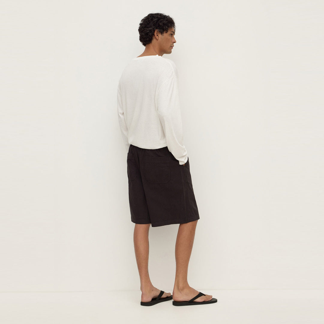 Assembly Label Wallace Ripstop Short in Washed Black