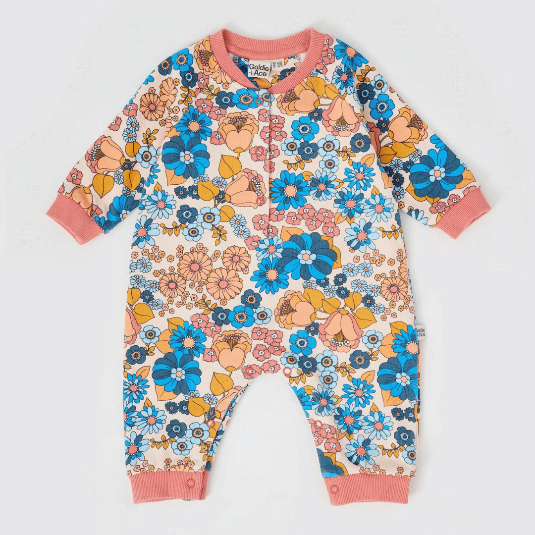 WILLA WILDFLOWER RELAXED TERRY ROMPER