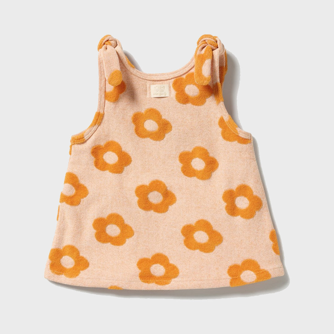Alternate view of Daisy Glow Organic Terry Singlet