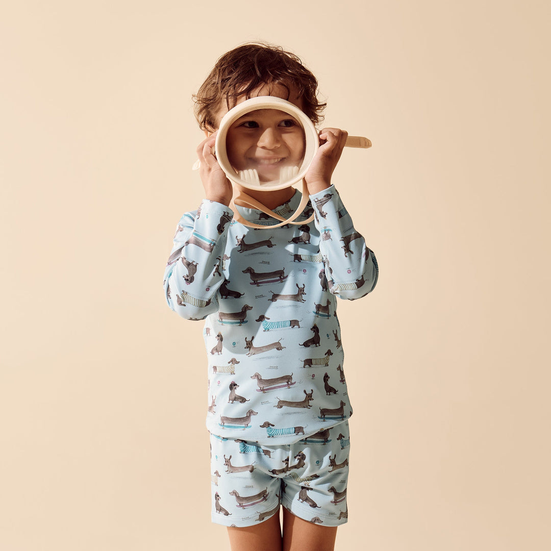 Dashing Rashie Swim Set lifestyle view