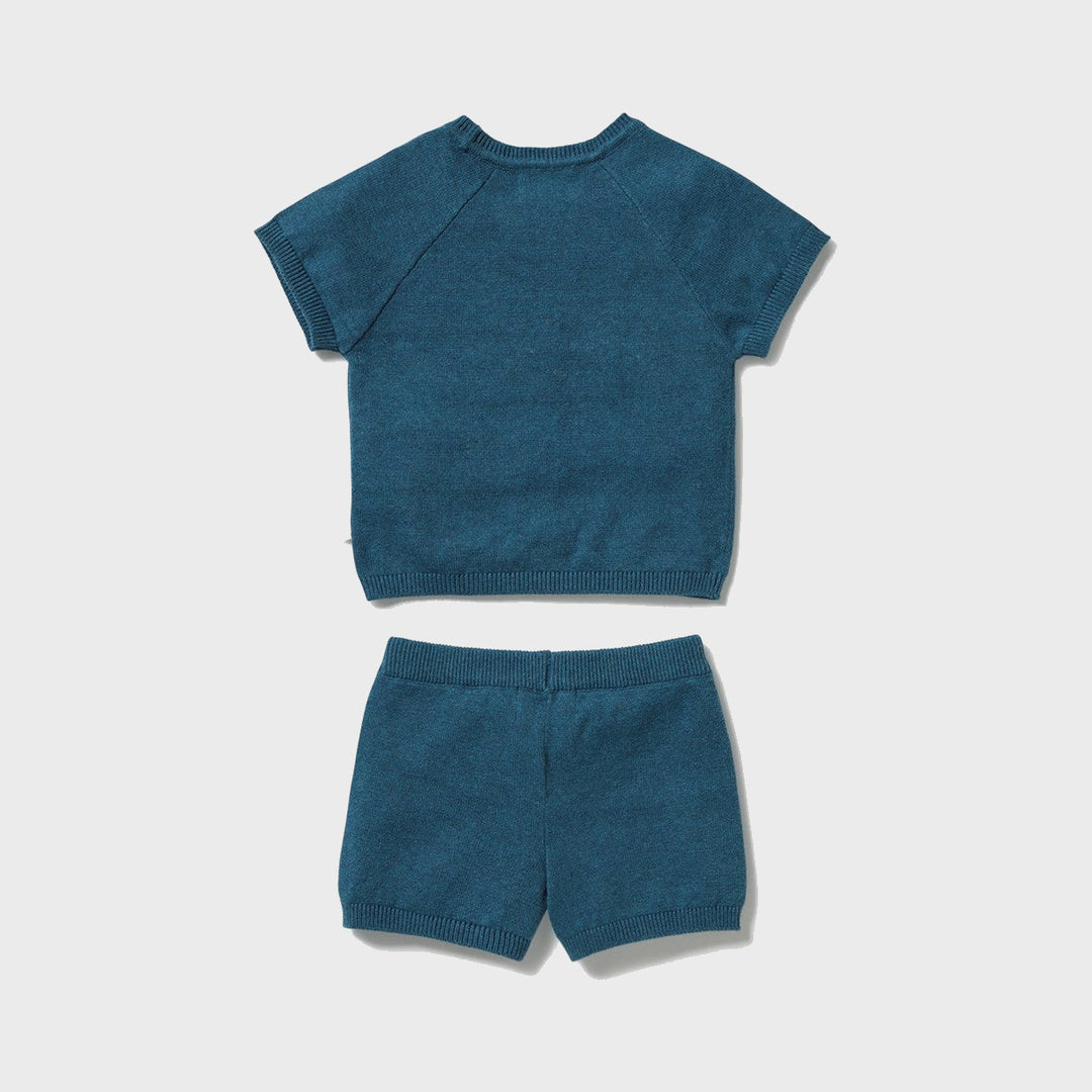 Alternate view of Little Croissant Organic Knitted Set