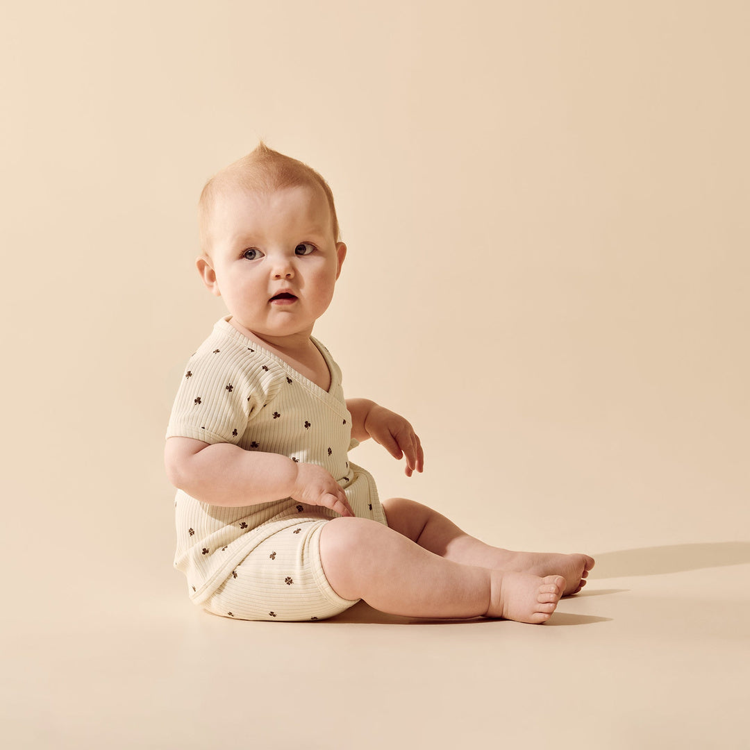 My Lucky Charm Organic Kimono Set lifestyle view