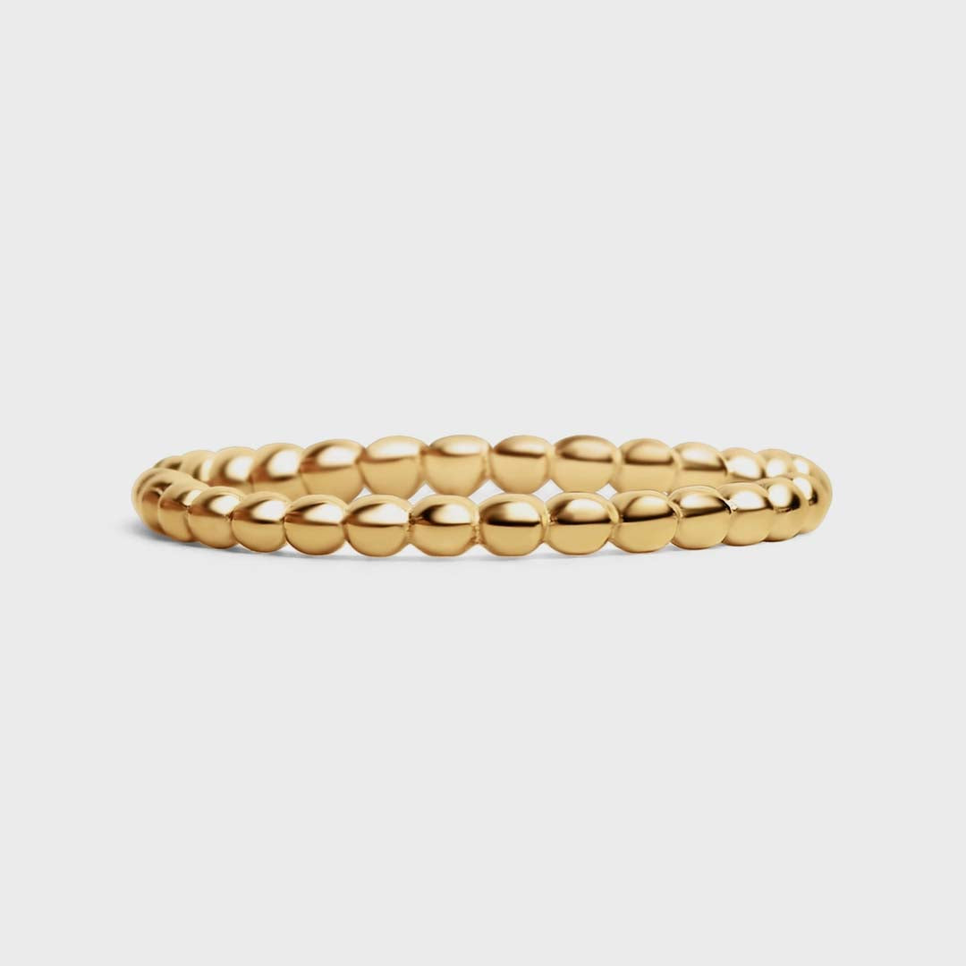 Beaded Spacer Ring | Gold