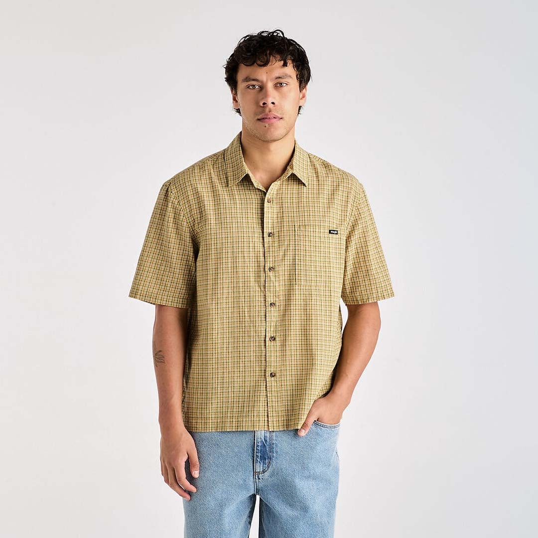 BOXCAR SHIRT | TAN CHECK