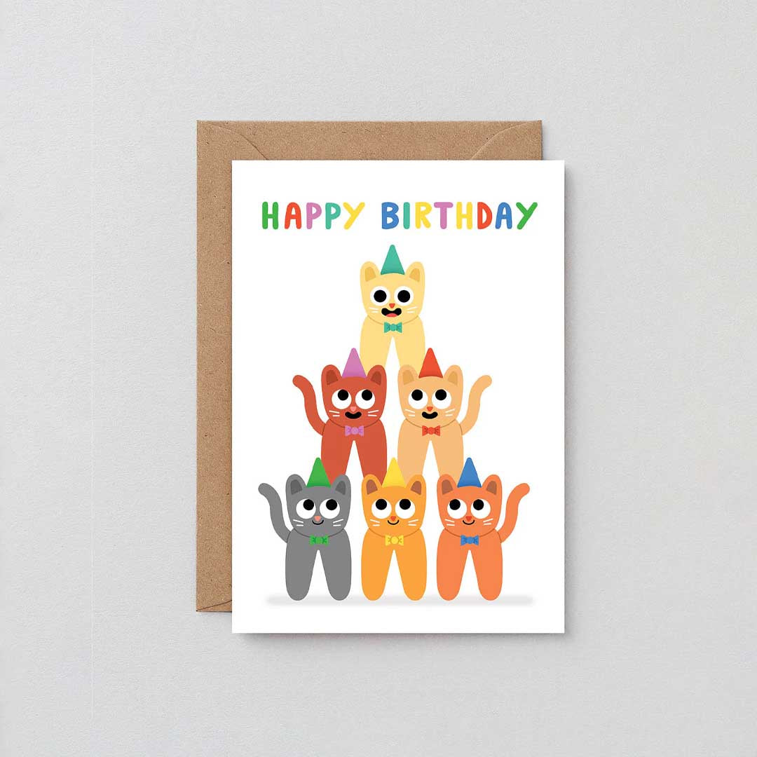 Birthday Card | Cat Stack