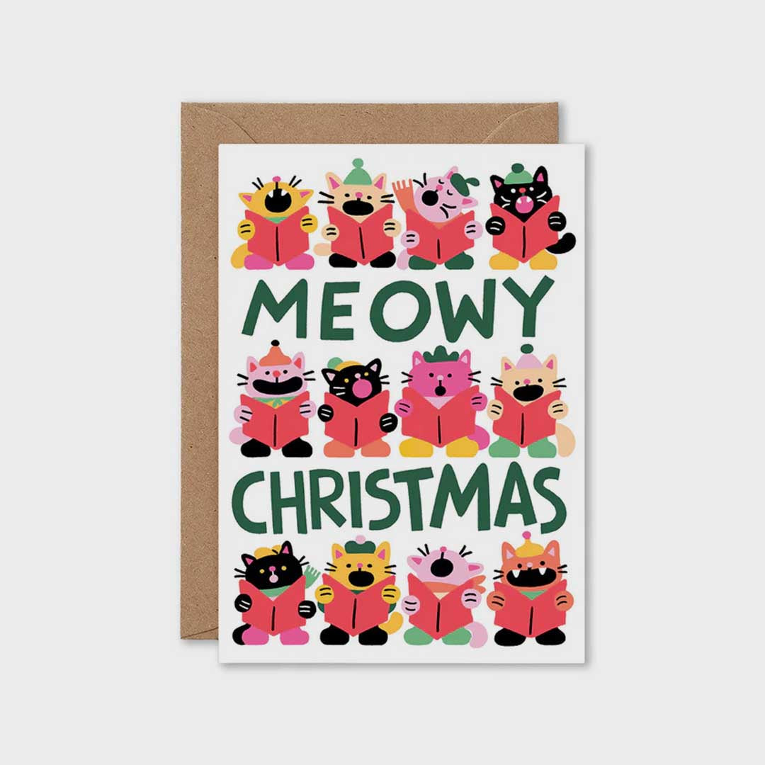 Christmas Card | Meowy Christmas