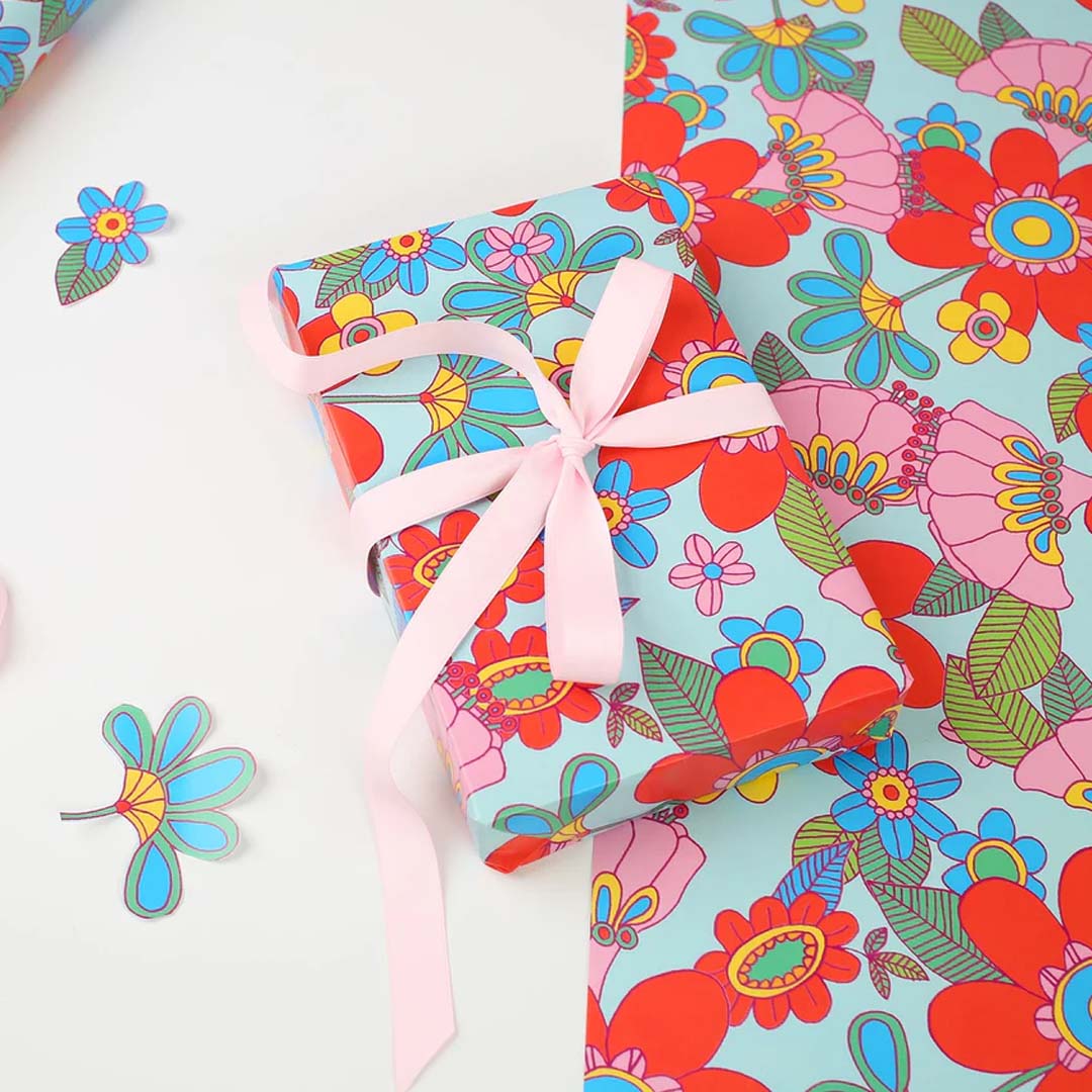 Wrapping Paper | Groovy Floral