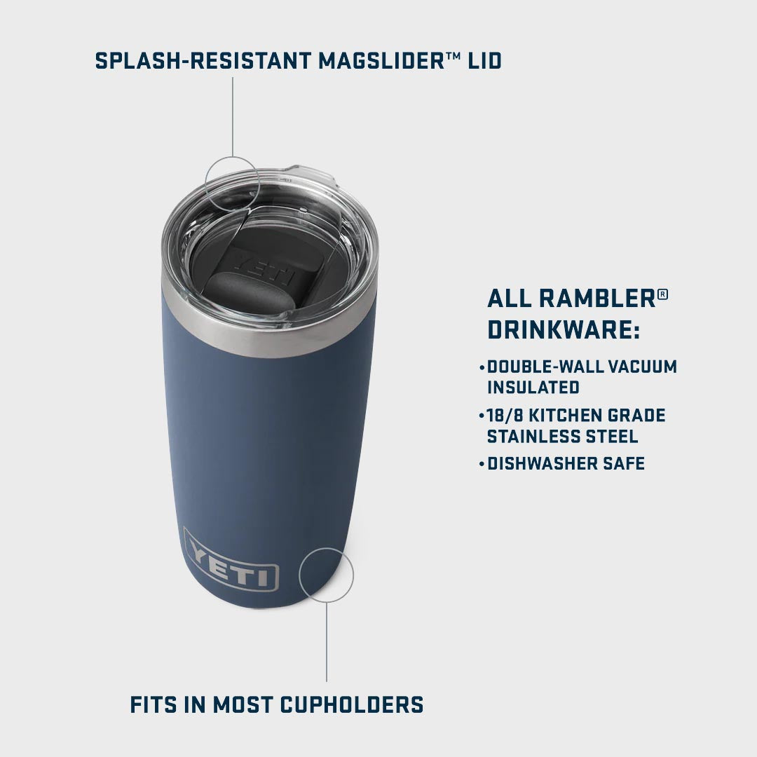 Rambler 10oz (296ml) Tumbler | Black