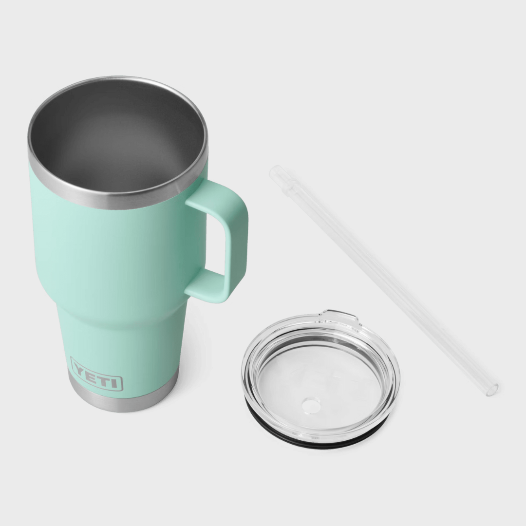 RAMBLER 35oz (1L) STRAW MUG | SEAFOAM