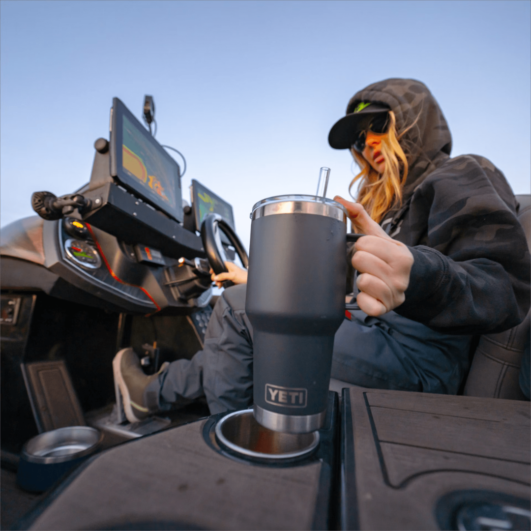 RAMBLER 35oz (1L) STRAW MUG | WHITE