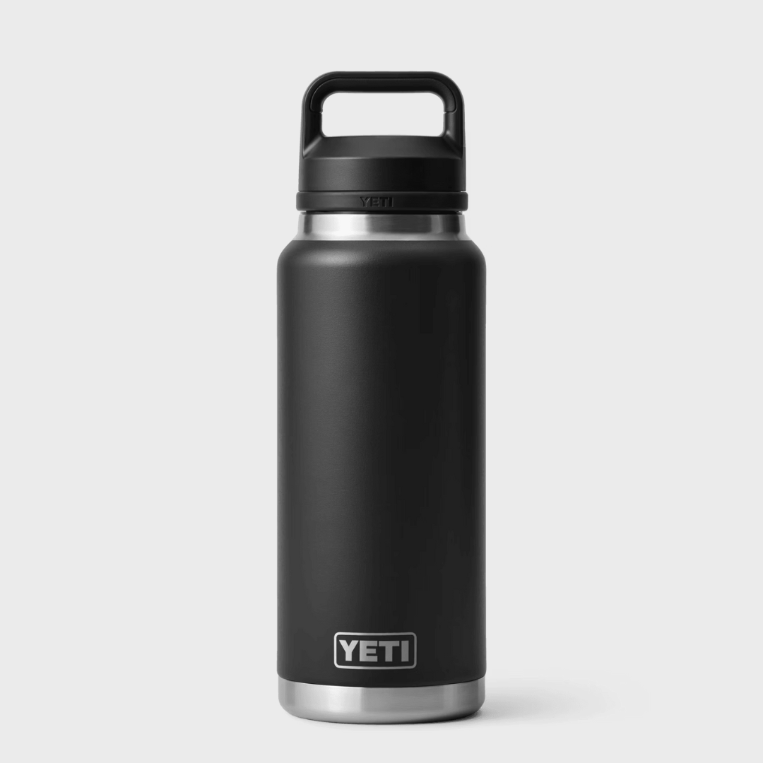 RAMBLER 36oz BOTTLE WITH CHUG CAP | BLACK