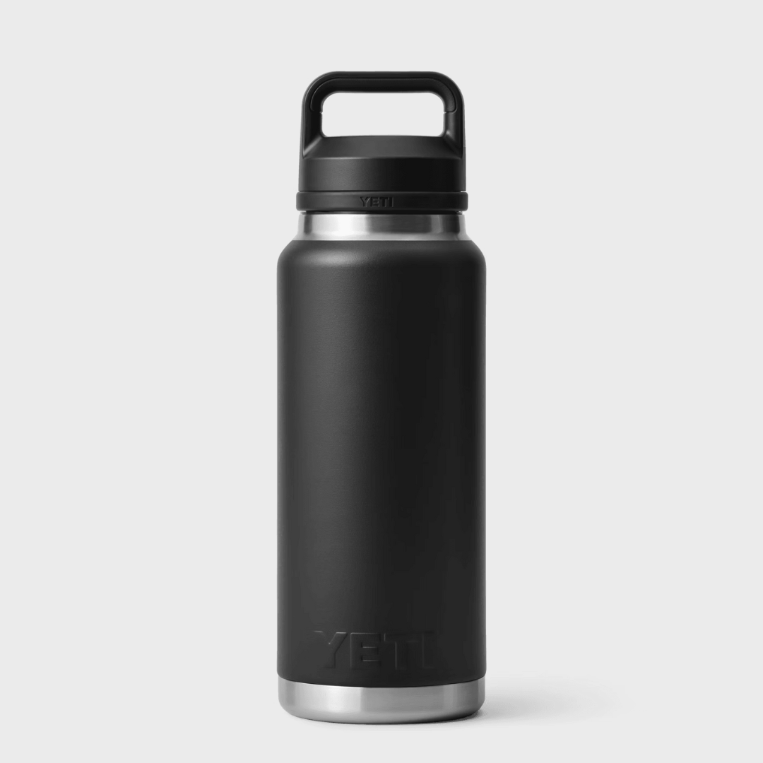 RAMBLER 36oz BOTTLE WITH CHUG CAP | BLACK