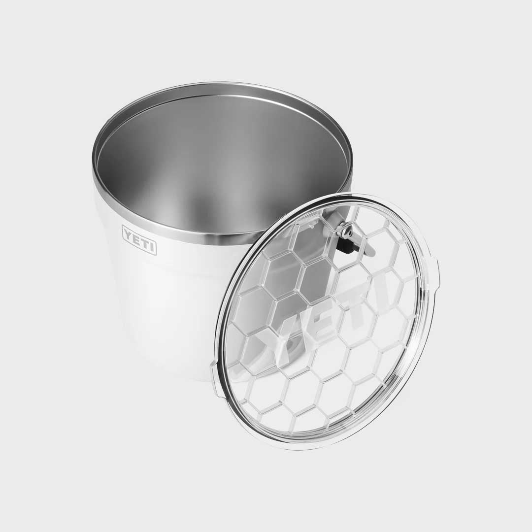 Rambler Beverage Bucket | White