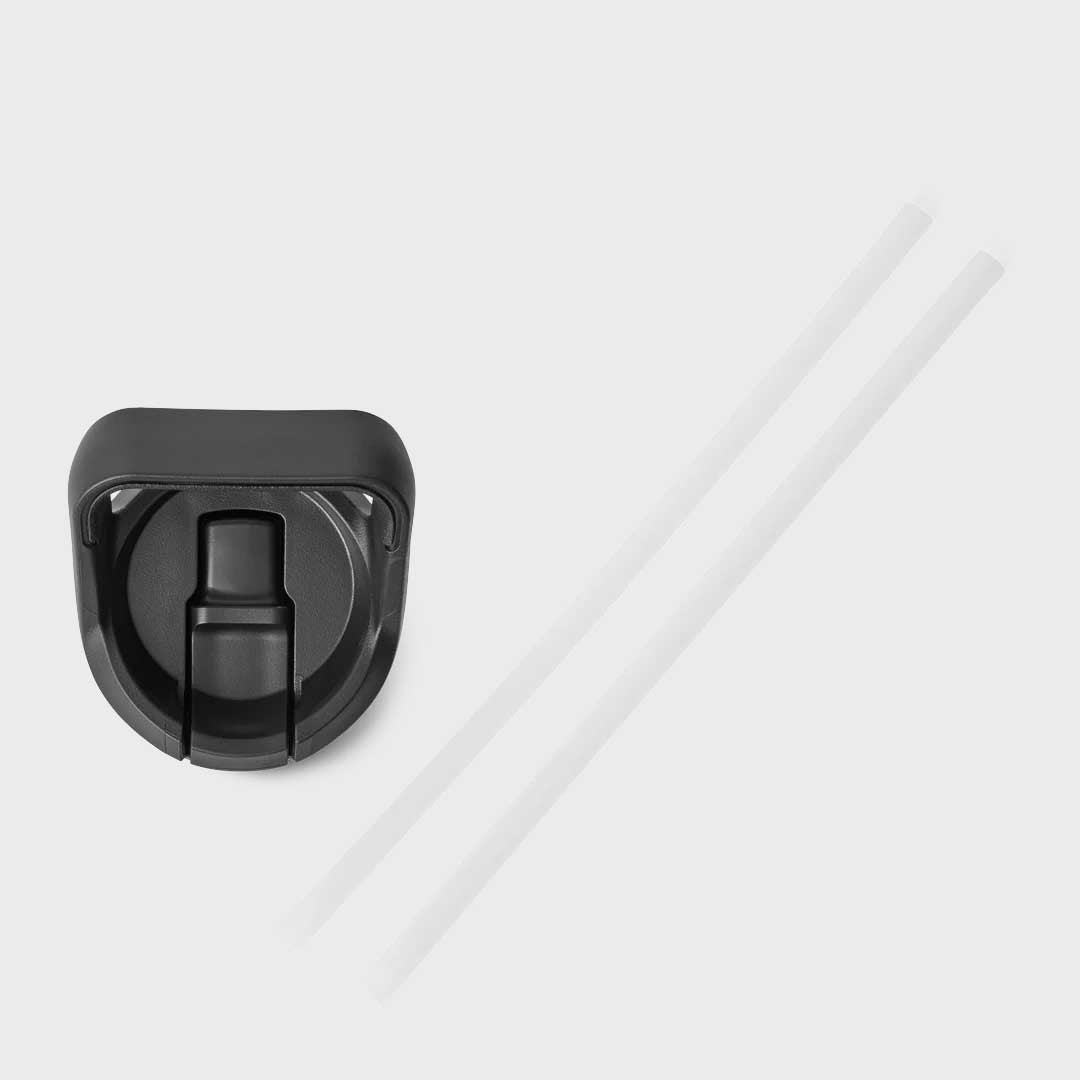 Rambler Bottle Straw Cap | Black