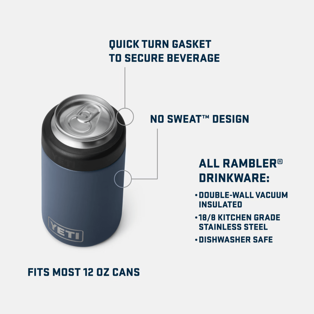 Rambler Colster Can Cooler (375ml) | Black