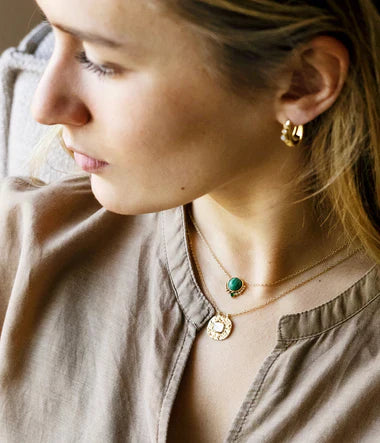 FANG NECKLACE | MALACHITE