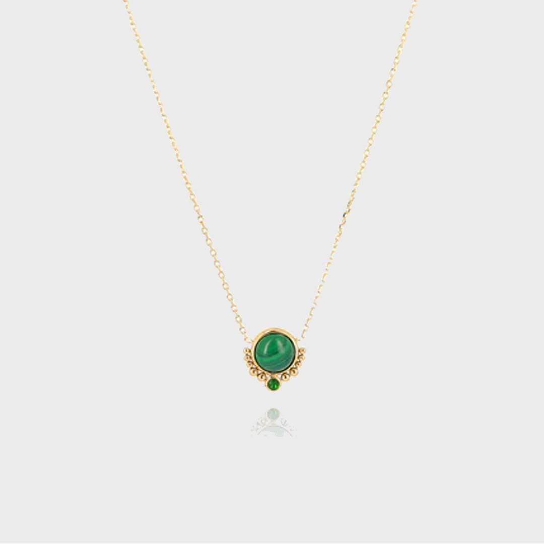 FANG NECKLACE | MALACHITE