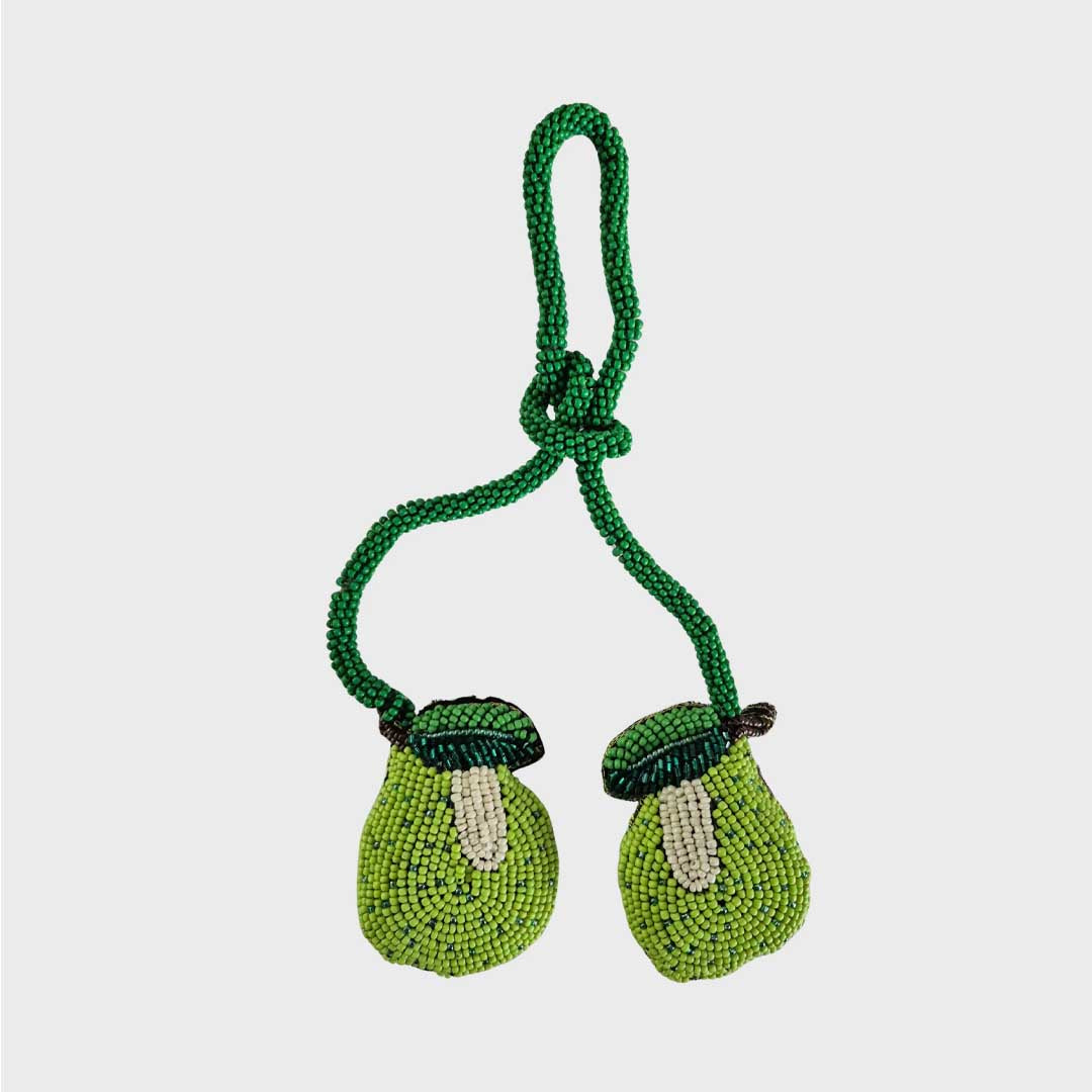 Beaded Bag Charm | Pears