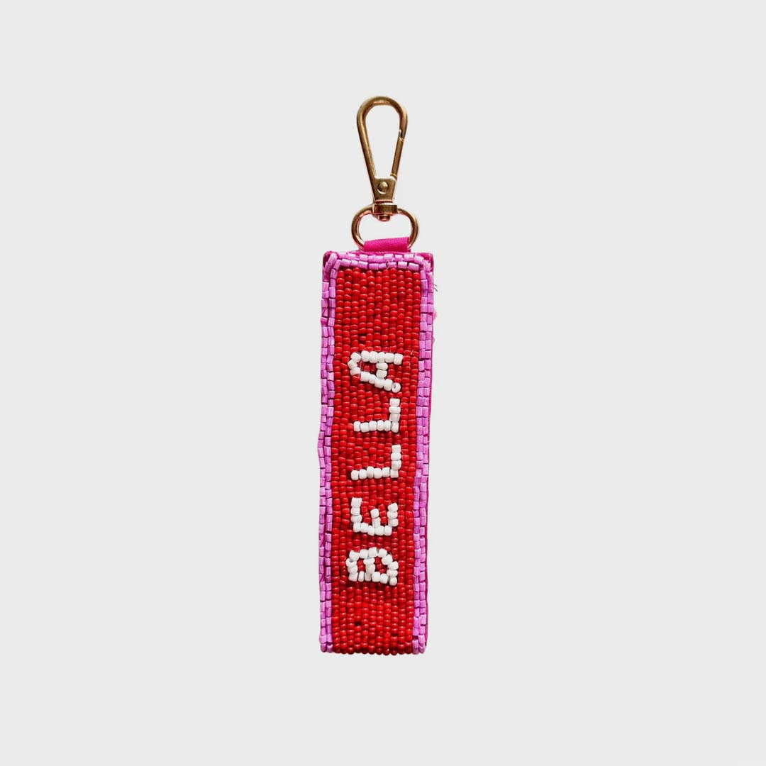 BEADED KEYCHAIN | BELLA