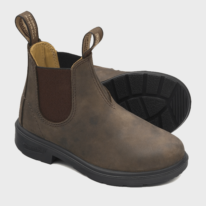 565 KIDS ELASTIC SIDED BOOT | RUSTIC BROWN