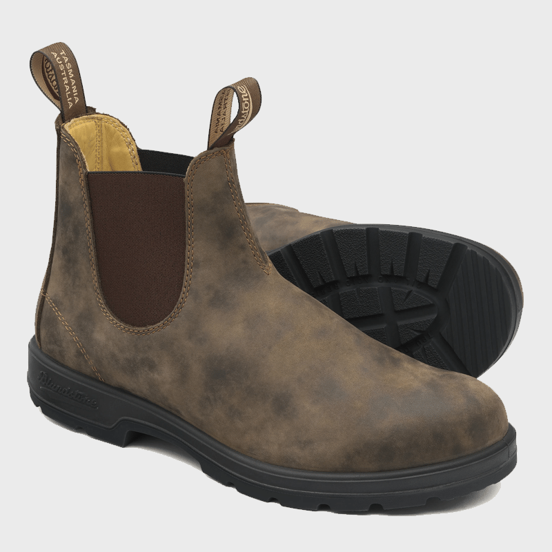 585 ELASTIC SIDED BOOT | RUSTIC BROWN