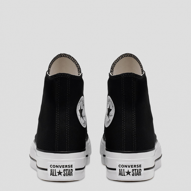 ALL STAR LIFT CANVAS HI TOP - BLACK/WHITE