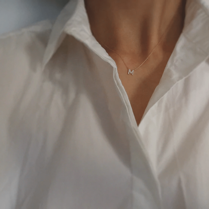 Gold Letter Necklaces