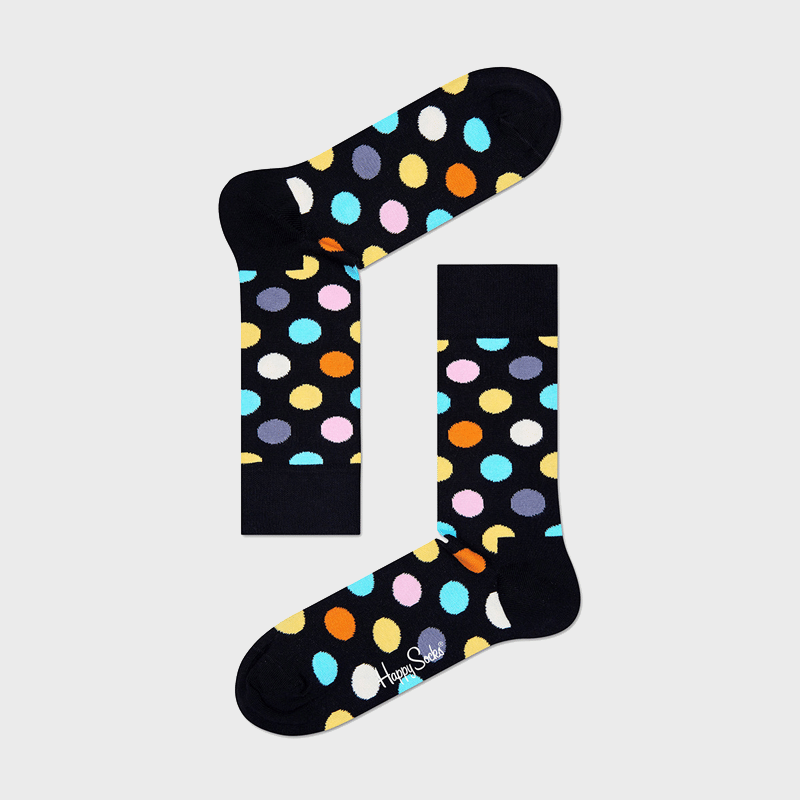 Big Dot Sock (9350) | Black Multi
