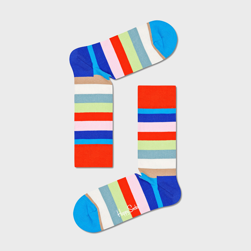 STRIPE SOCK (2900) | RED / BLUE / GREEN