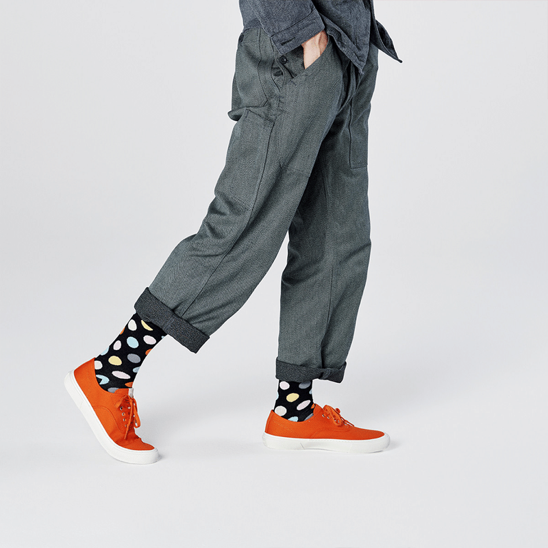 Big Dot Sock (9350) | Black Multi