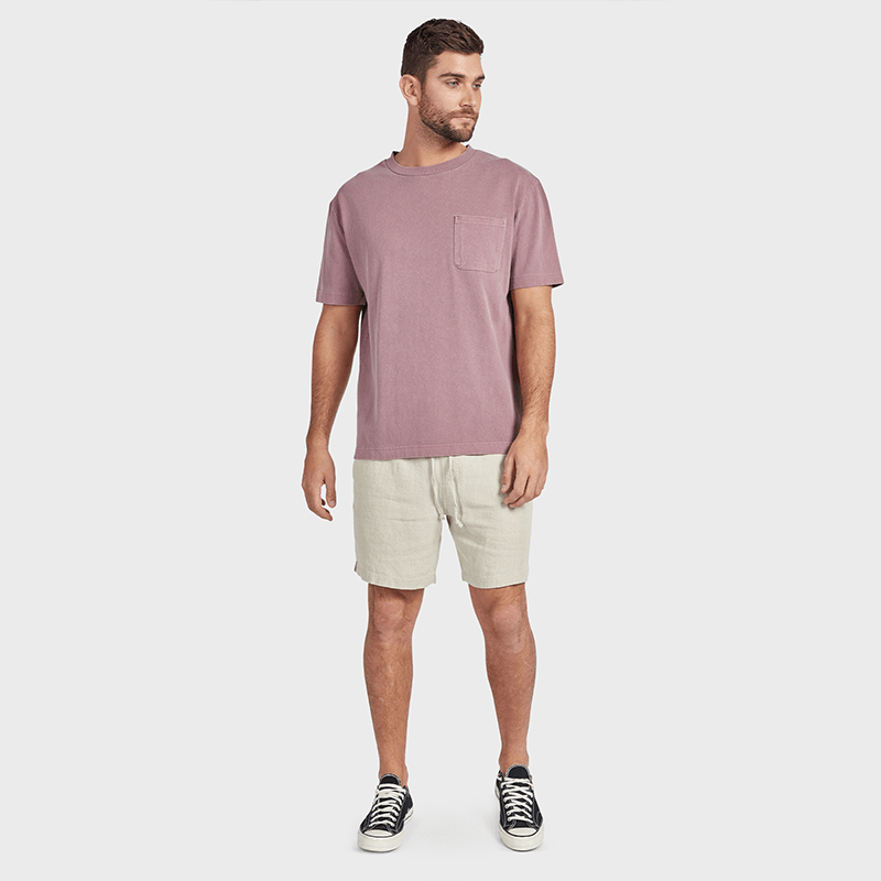 RIVIERA LINEN SHORT | OATMEAL