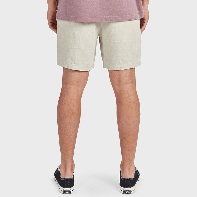 RIVIERA LINEN SHORT | OATMEAL