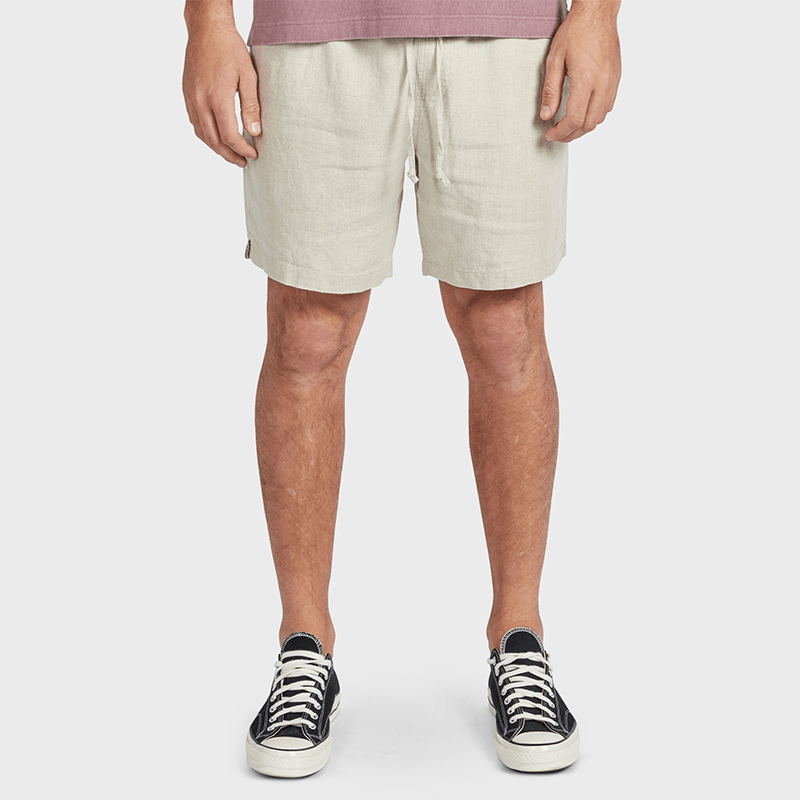 RIVIERA LINEN SHORT | OATMEAL