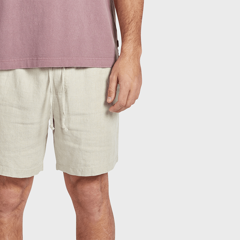 RIVIERA LINEN SHORT | OATMEAL