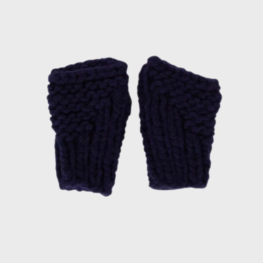 JOURNEY FINGERLESS MITTENS - NAVY
