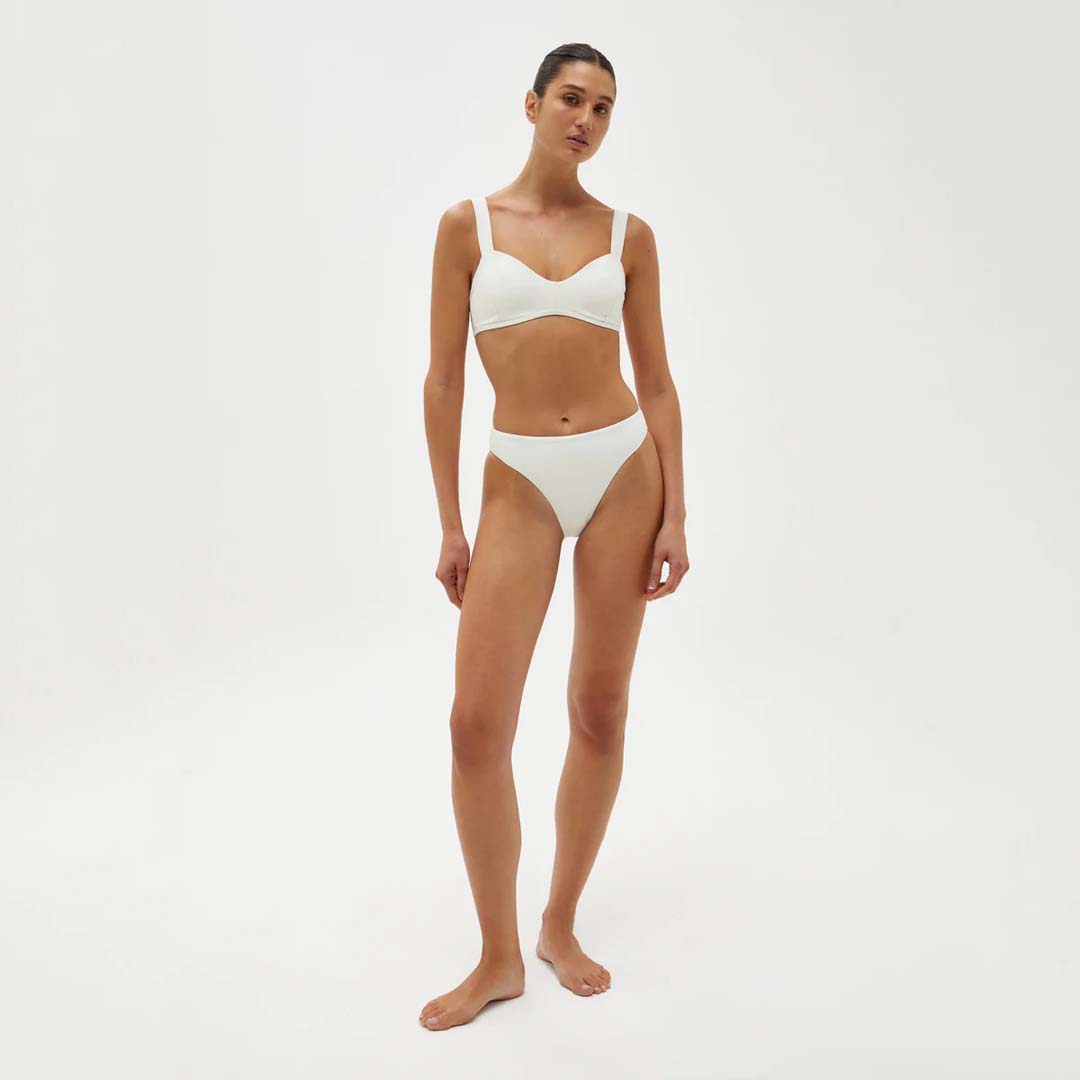 BALCONETTE TOP - ANTIQUE WHITE