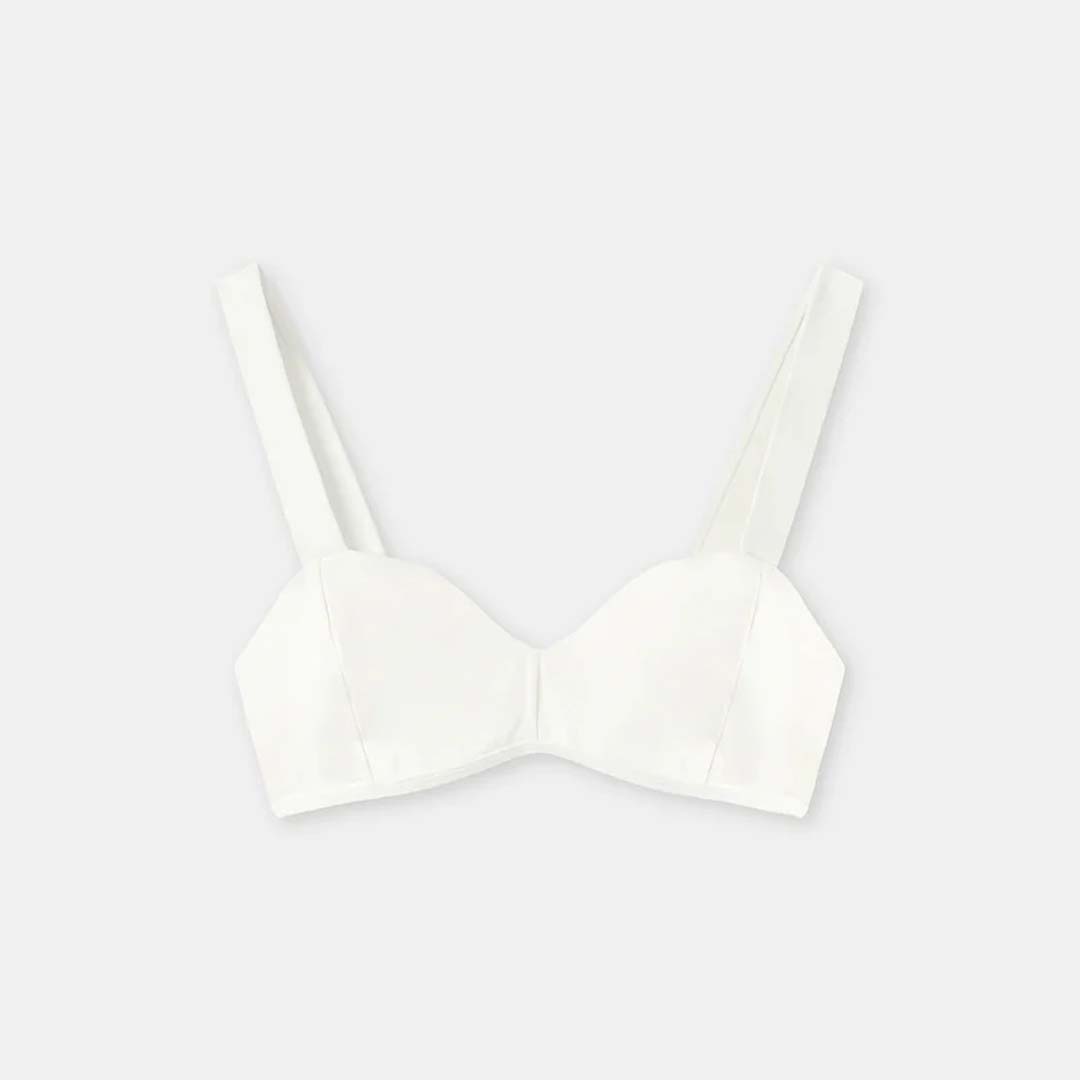 BALCONETTE TOP - ANTIQUE WHITE