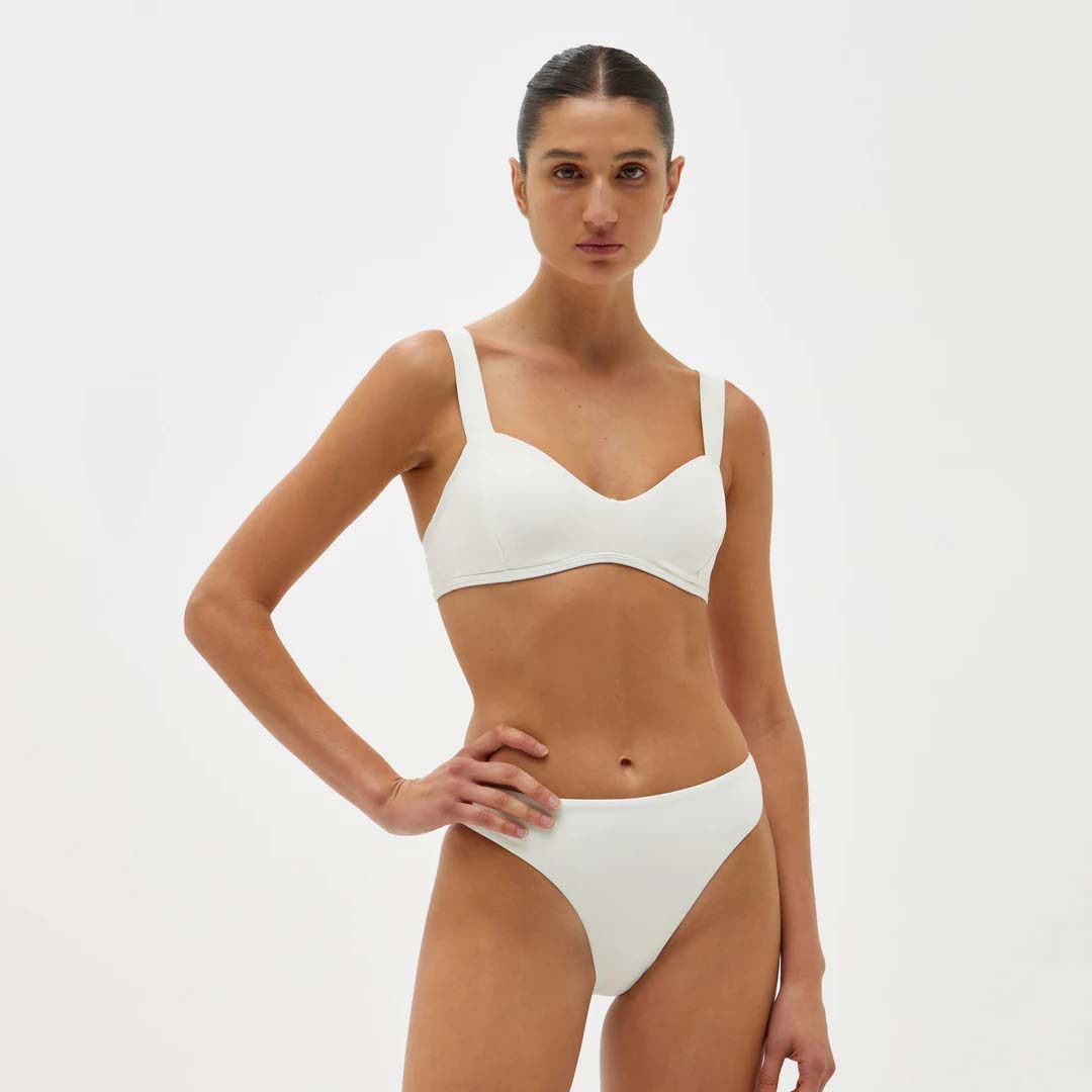BALCONETTE TOP - ANTIQUE WHITE