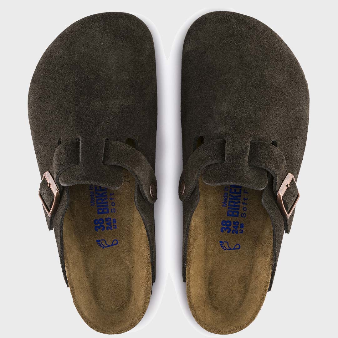 BOSTON | MOCCA SUEDE LEATHER (Narrow)
