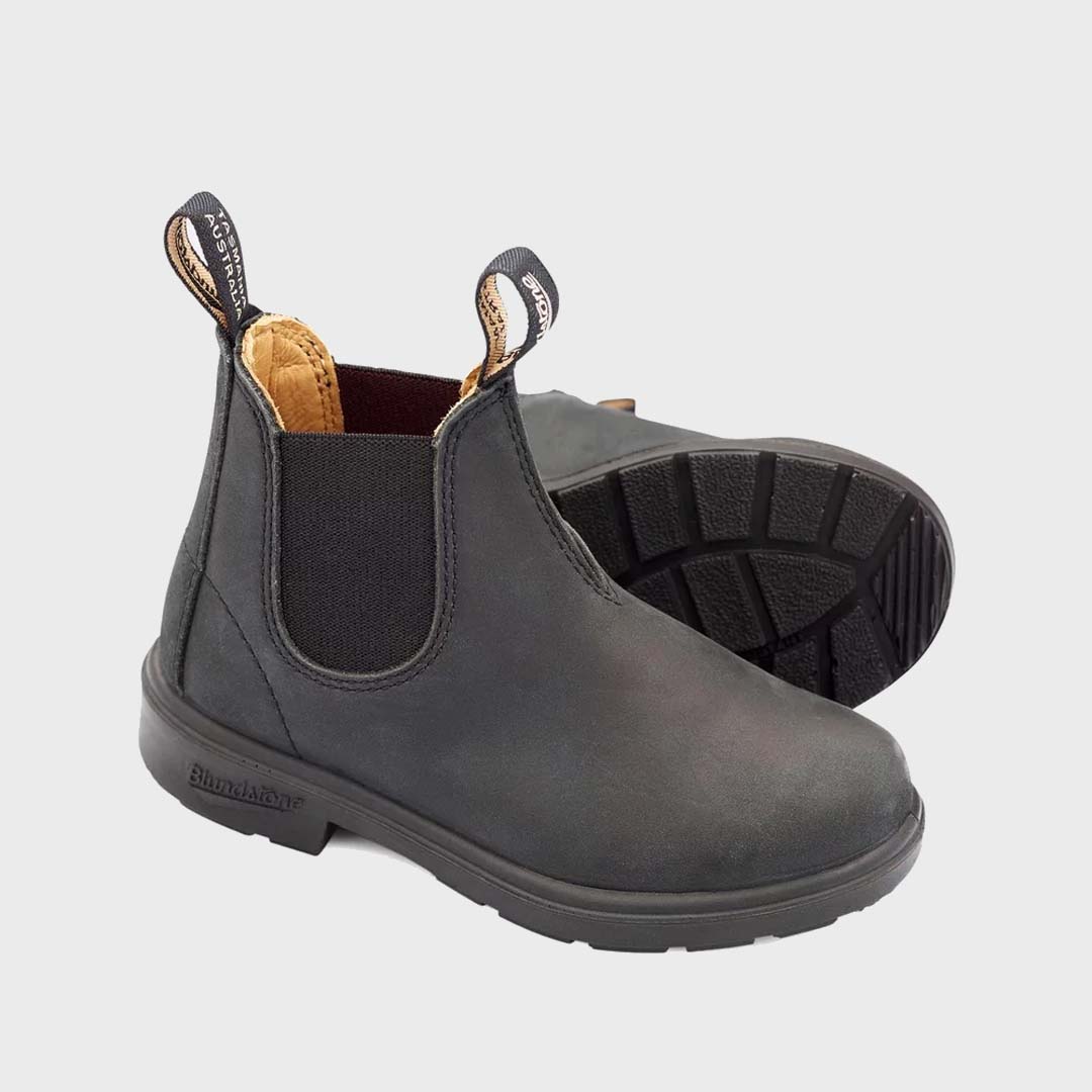 1325 KIDS ELASTIC SIDED BOOT | RUSTIC BLACK