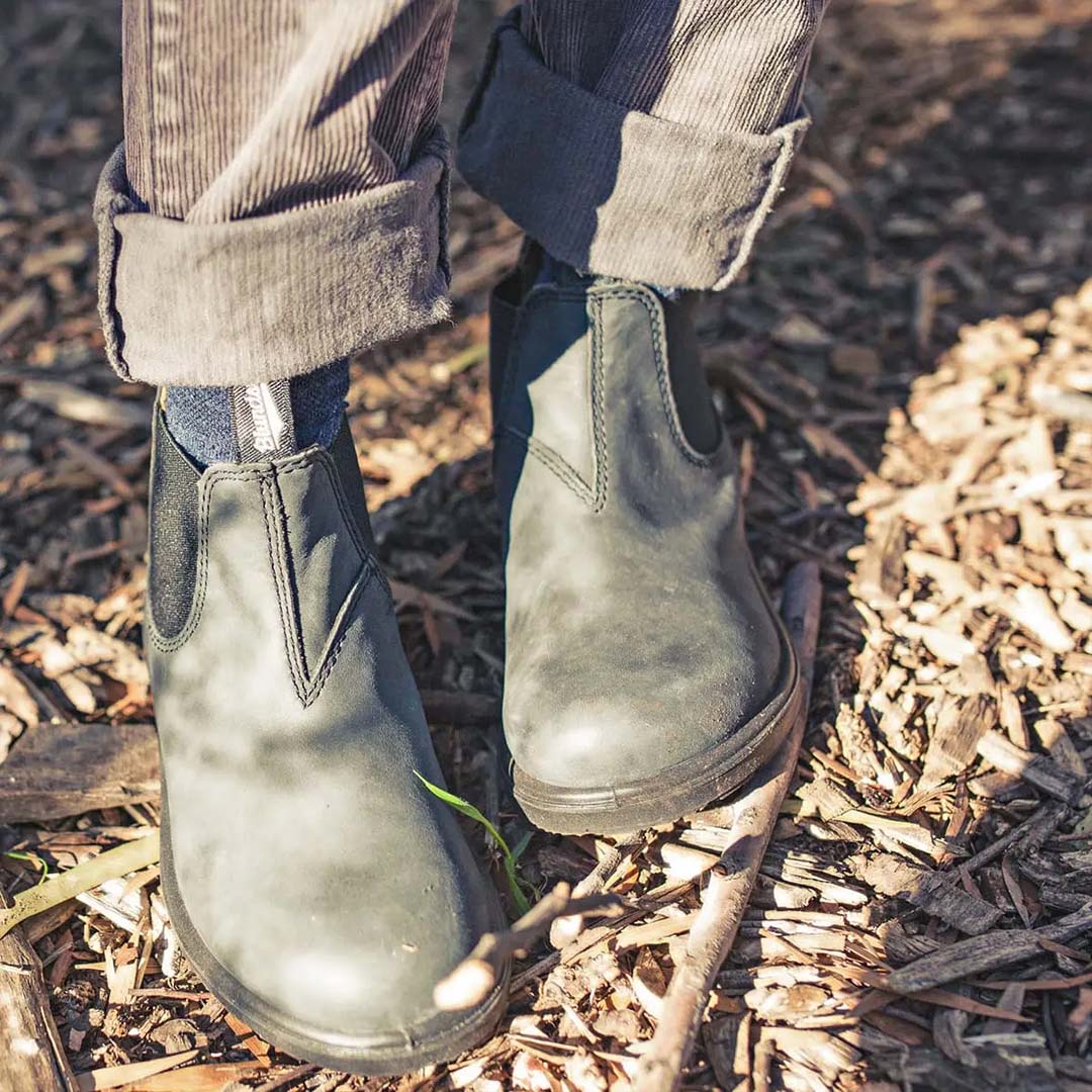 1325 KIDS ELASTIC SIDED BOOT | RUSTIC BLACK