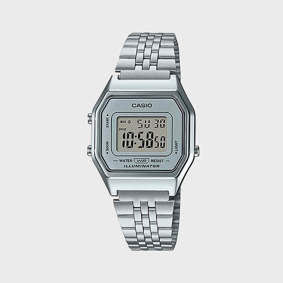 Retro Digital Watch | Silver
