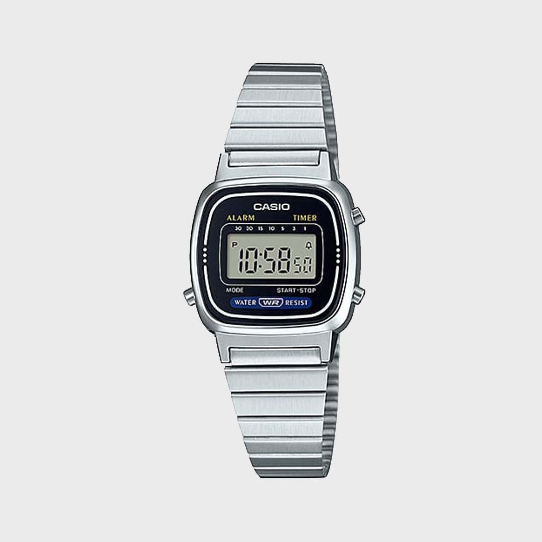 CASIO LADIES DIGITAL WR | SILVER