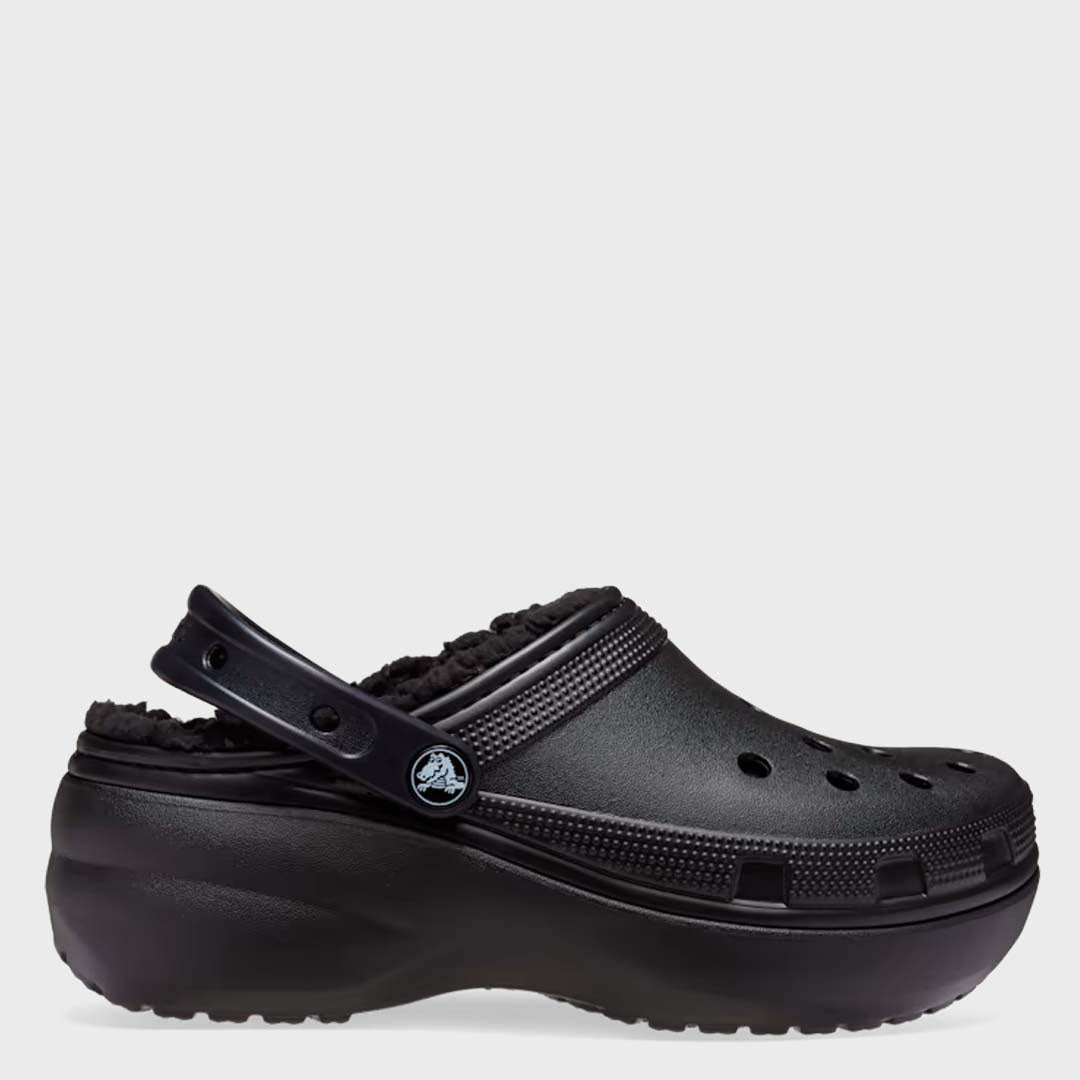CLASSIC PLATFORM LINED CLOG - BLACK