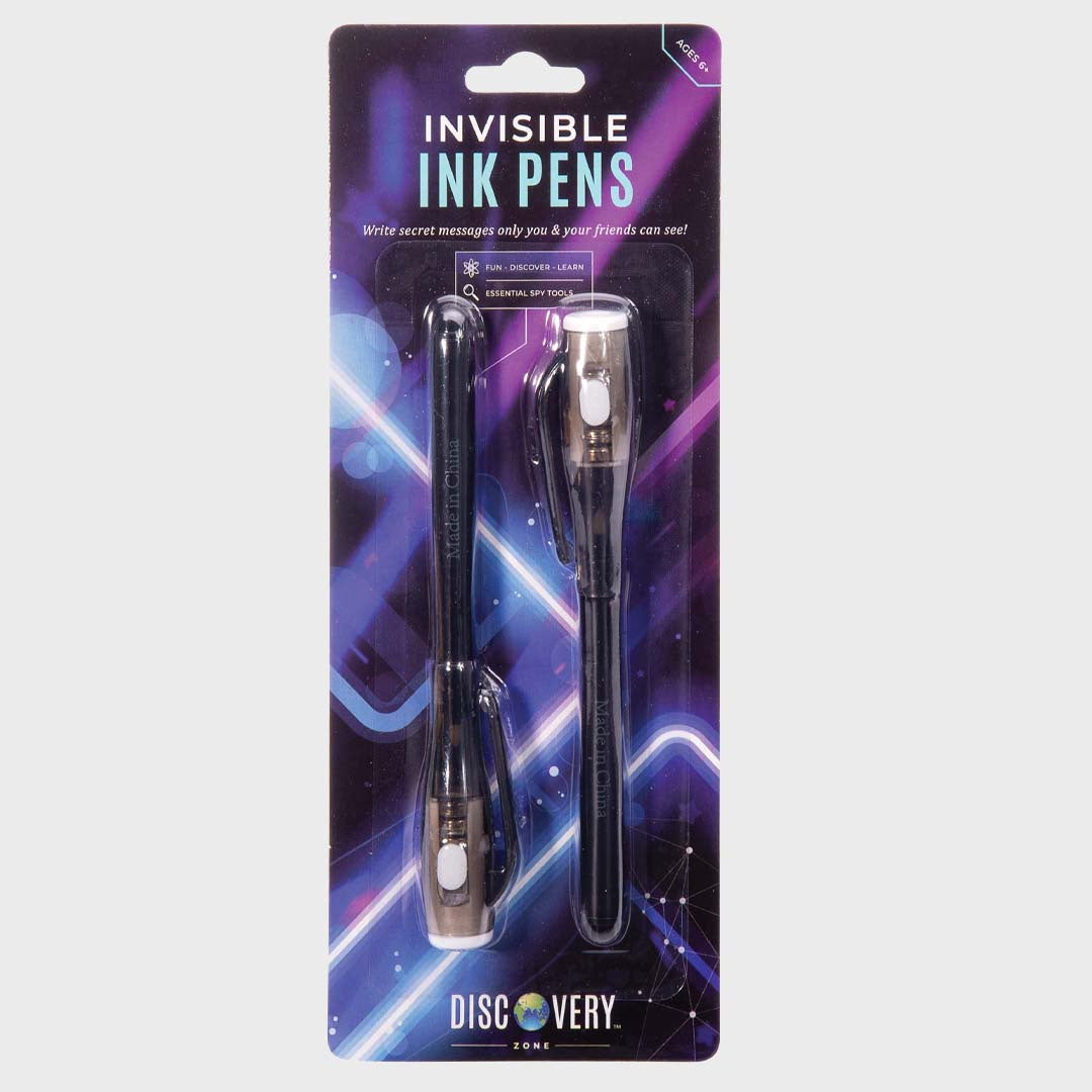 INVISIBLE INK SPY PENS WITH LIGHT