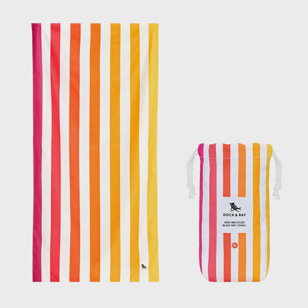 BEACH TOWEL | PEACH SUNRISE