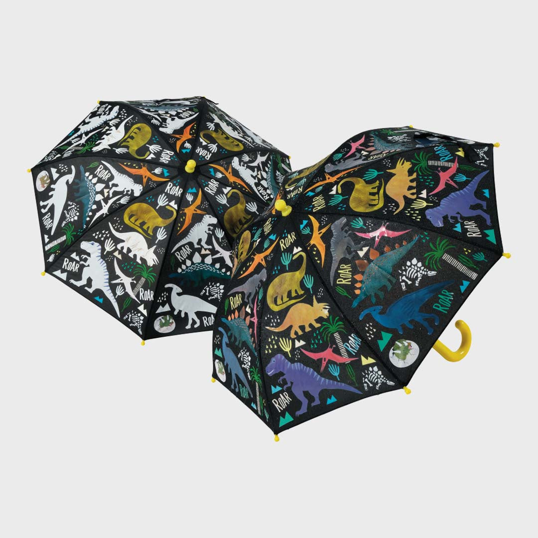 COLOUR CHANGING UMBRELLA | DINOSAUR