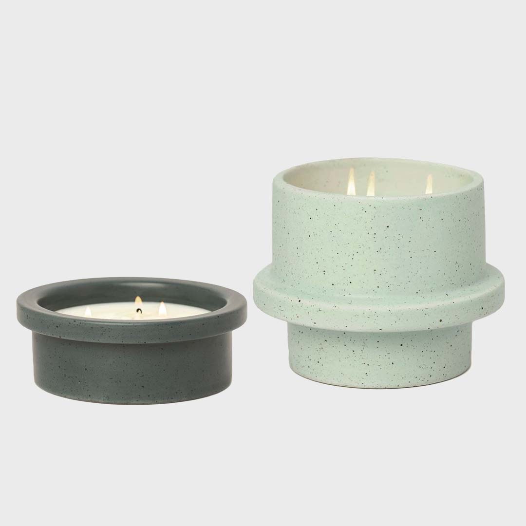 5oz FOLIA CERAMIC CANDLE | MIDNIGHT SPECKLED