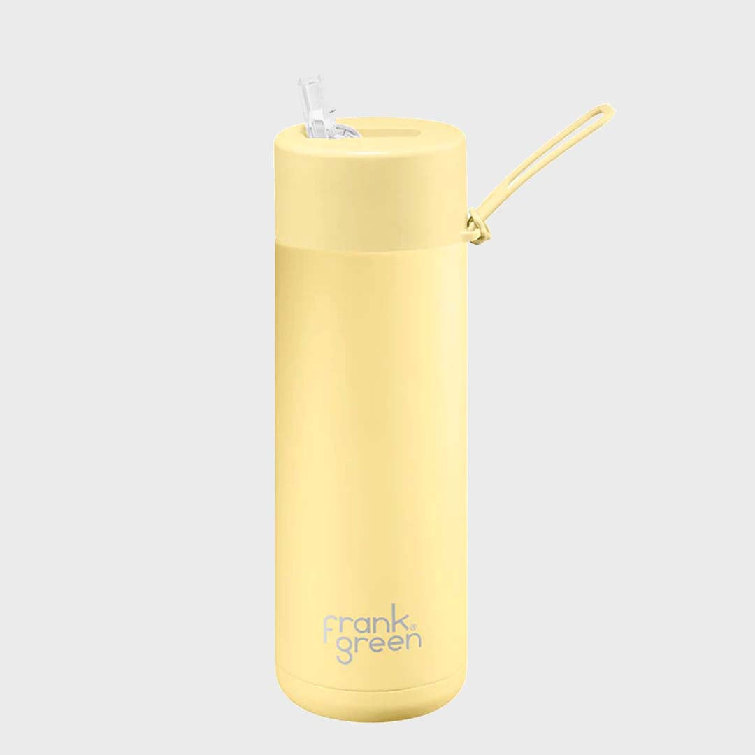 CERAMIC REUSABLE BOTTLE (595ML) | BUTTERMILK