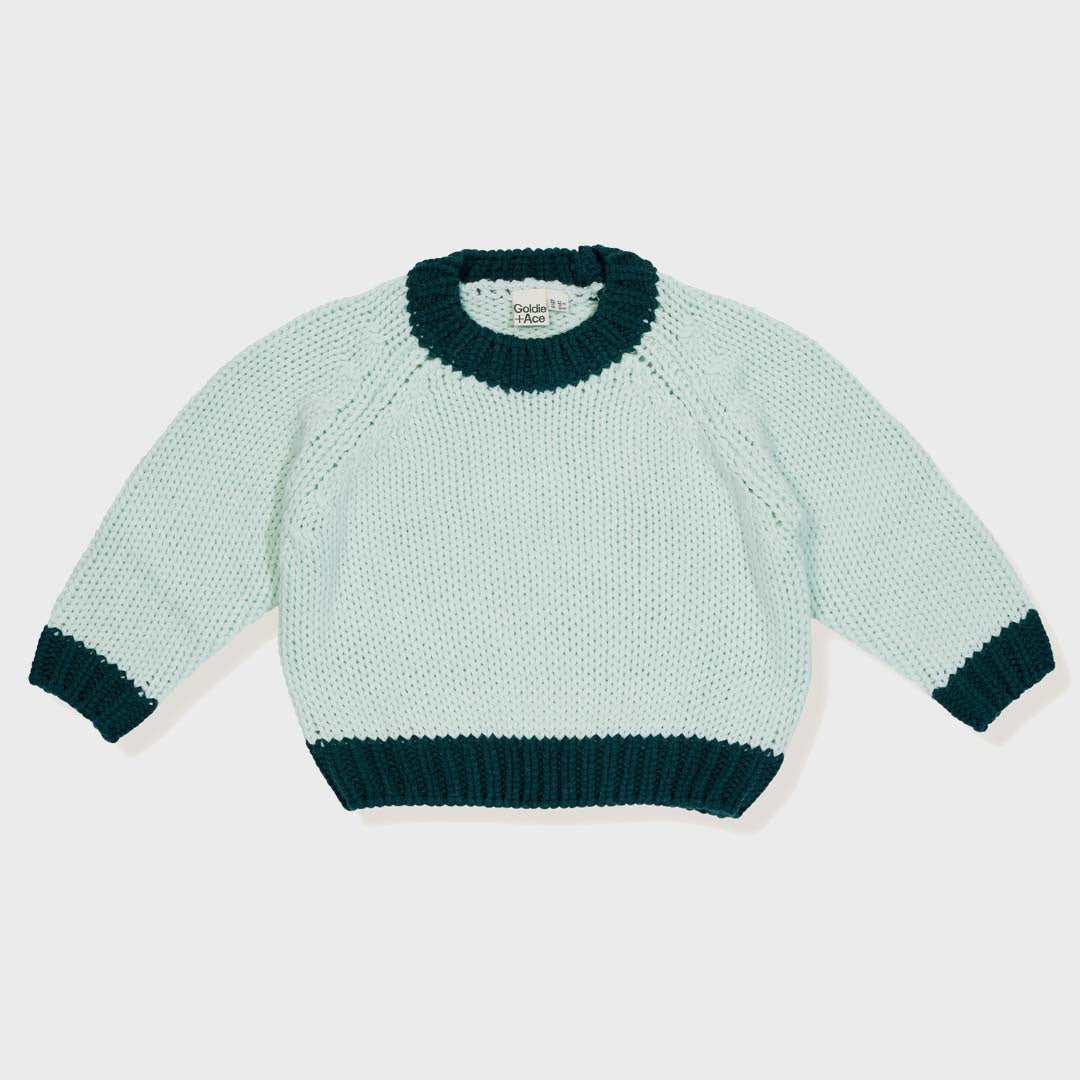 MARLEY KNIT SWEATER - GREEN/IVY